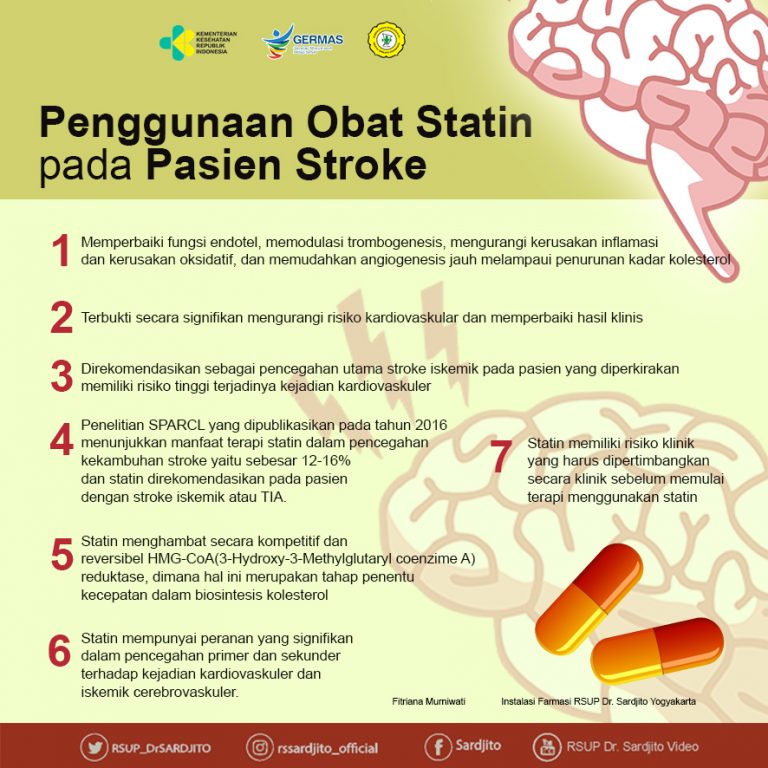 Rsup Dr Sardjito Penggunaan Obat Statin Pada Pasien Stroke